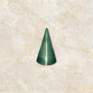 Jolie cône présentoir a bagues, vert