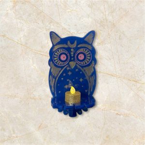 Hibou bougeoir - Une Lueur Enchantée dans votre Espace