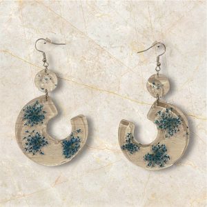 Boucles d’oreilles florales